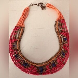 Multicolor Beaded 90s-2000s Style Necklace